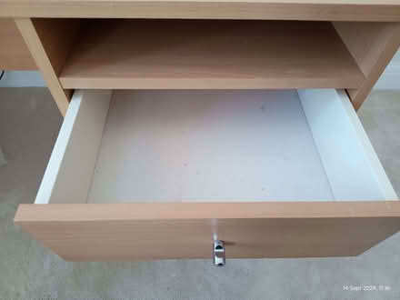 Photo of free Beech veneer desk (New Malden KT3) #4