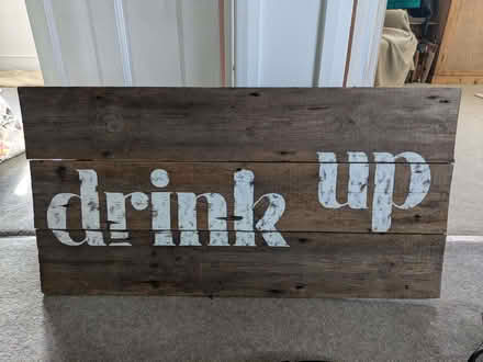 Photo of free Rustic painted sign (Earwig Corner BN7) #1