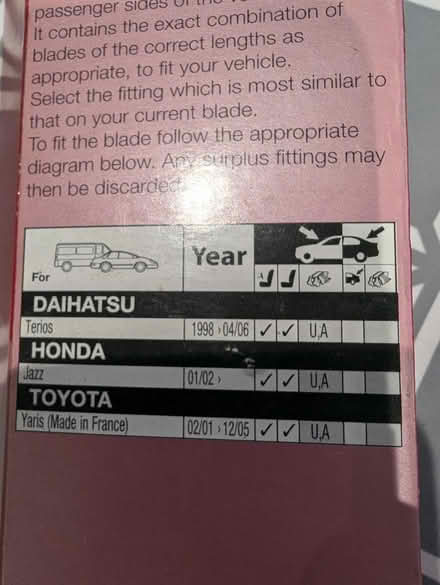 Photo of free Rear wiper blade 14" brand new (Harmans water, Bracknell, RG12) #3