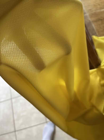 Photo of free 1 yd bright yellow athletic fabric (northeast ann arbor) #3