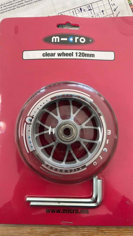 Photo of free Micro scooter spare wheel (Norbiton KT1) #1