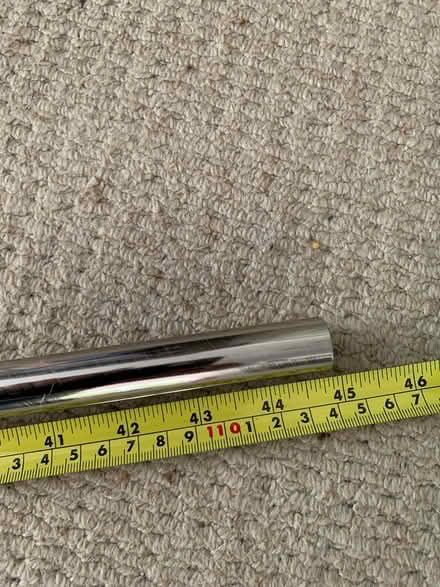 Photo of free Part silver coloured curtain rail (Addlestone KT15) #3
