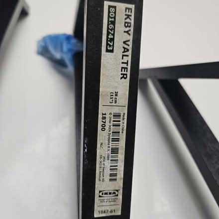 Photo of free Ikea EKBY Valter shelf brackets (Thamesmead, SE28) #1