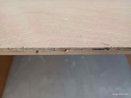 Photo of free Beech veneer desk (New Malden KT3) #2