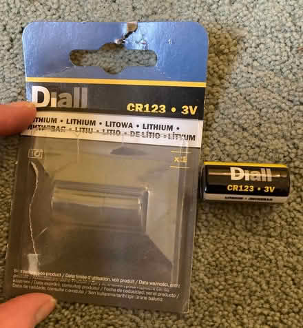 Photo of free CR123 Battery exp 12/2029 (Woodmancote GL52) #1