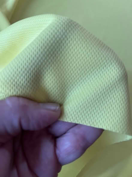 Photo of free 1 yd bright yellow athletic fabric (northeast ann arbor) #2