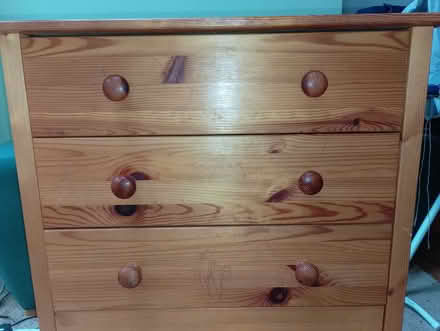 Photo of free Wooden chest of drawers (Hoole CH2) #3