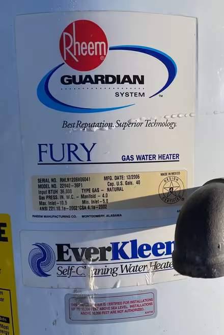 Photo of free 40G gas water heater (Near De Anza College) #3
