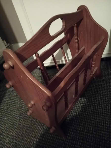 Photo of free Wooden magazine/Newspaper rack (Glasgow G43) #2