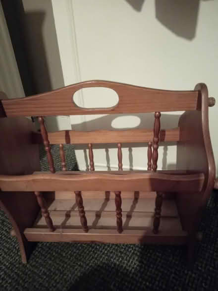 Photo of free Wooden magazine/Newspaper rack (Glasgow G43) #1