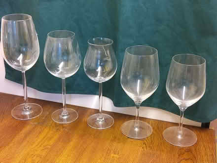 Photo of free Long stem wine glasses (various) (Stokegorse SY7) #1