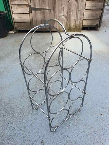 Photo of free Silver wine rack - a little rusted (Hanworth, TW13) #1