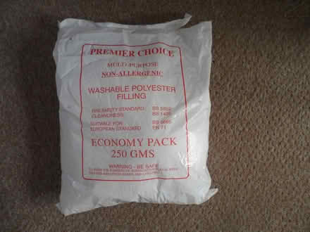 Photo of free small pack of polyester filling (Harpenden Herts) #1