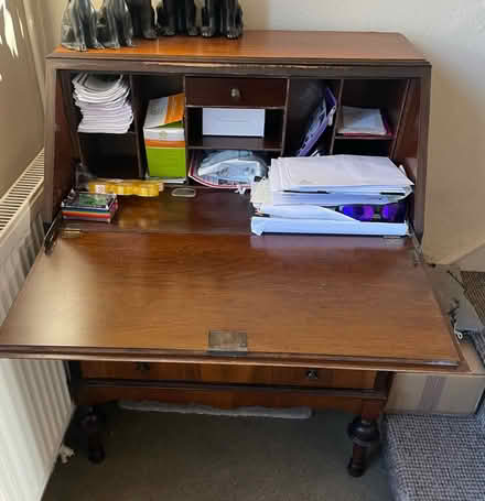 Photo of free Solid wood bureau (Clipstone, Mansfield) #2