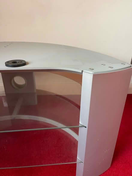 Photo of free Metal Sony TV stand - 2 shelves (Leamington Spa, CV32) #4