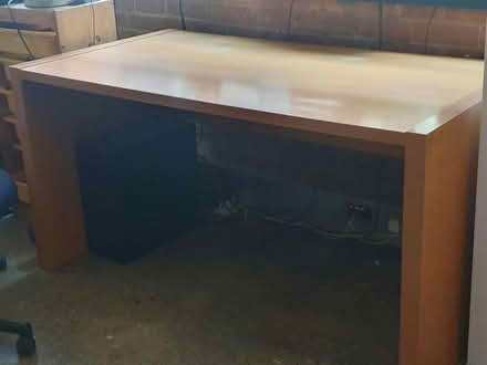 Photo of free 3 x Office Desks chipboard laminate (SW8 Oval Vauxhall) #3