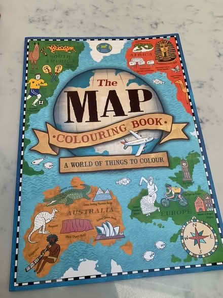 Photo of free A3 size Atlas Colouring Book (Tadworth KT20) #1
