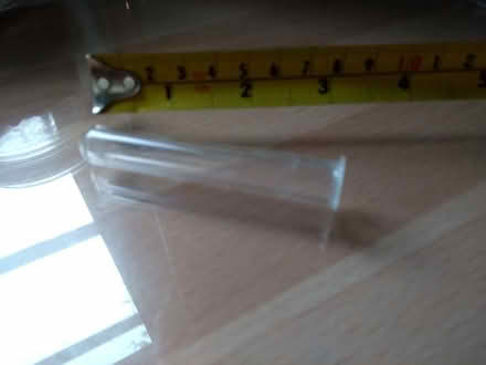 Photo of free vase - carved wooden block with small glass insert (Oxford-Freegle CGA OX2) #2