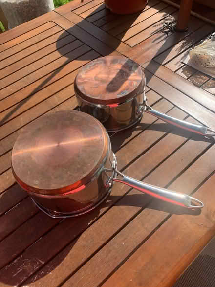 Photo of free Stainless Steel copper bottomed saucepans (Cummersdale CA2) #2