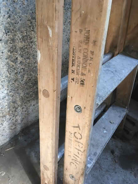 Photo of free Heavy Wooden Ladder (Westboro) #2