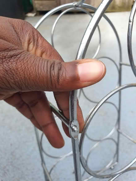 Photo of free Silver wine rack - a little rusted (Hanworth, TW13) #4