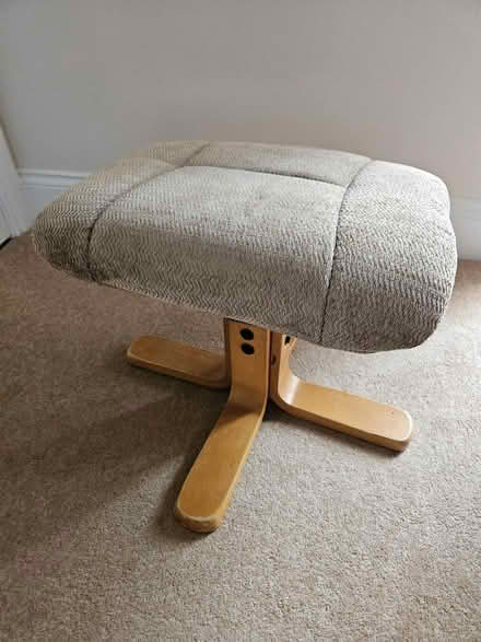 Photo of free Recliner and stool (Weston, Bath) #3
