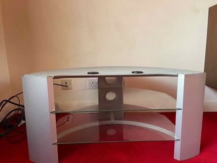 Photo of free Metal Sony TV stand - 2 shelves (Leamington Spa, CV32) #1