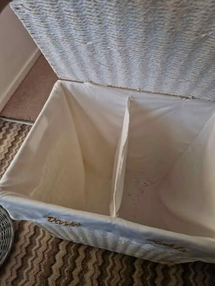 Photo of free Light and dark laundry basket (Appleby-in-Westmorland CA16) #3