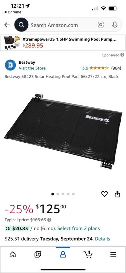 Photo of free Pool Heater Mat (Aspen Hill Rockville) #2