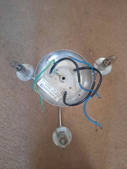 Photo of free Chrome 3-arm Light Fitting (Bedhampton PO9) #4