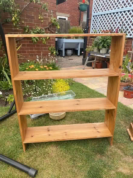 Photo of free Wooden wall shelf unit (Margate) #1