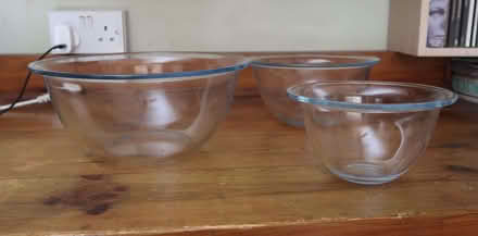 Photo of free Set of three glass bowls (North Hinksey OX2) #2