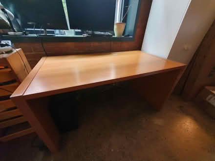 Photo of free 3 x Office Desks chipboard laminate (SW8 Oval Vauxhall) #2