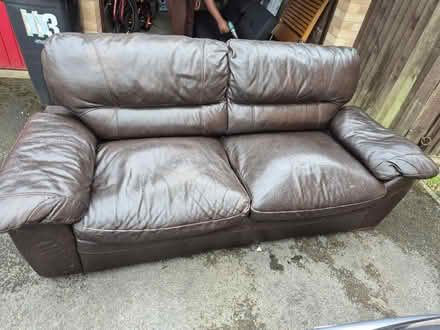 Photo of free Leather Sofa (BS32) #1