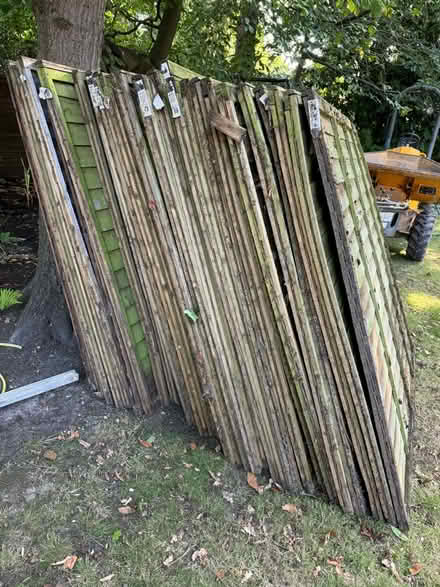 Photo of free 6’by6’ fence panels (Camberley) #1