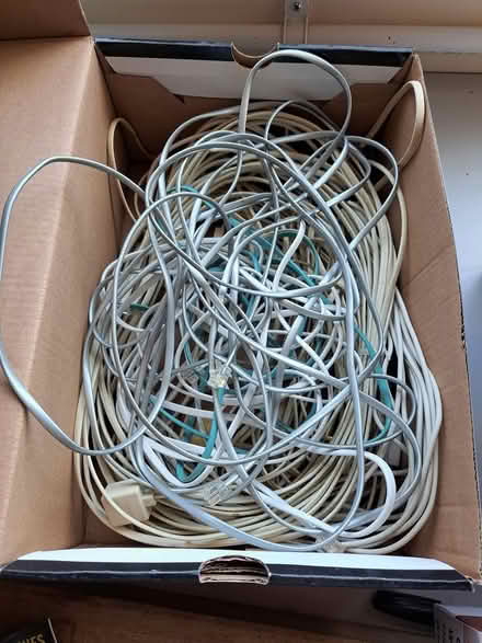 Photo of free Assorted USB, audio, tel cables (Keighley BD21) #4