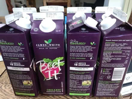 Photo of free 8L Beet-it Beetroot and apple juice (Cold Harbour OX1) #1