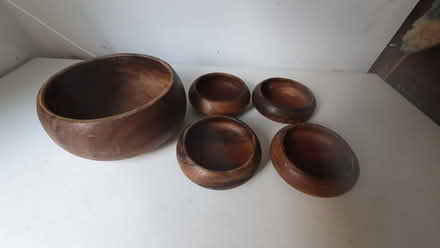 Photo of free Wooden salad bowl set (Horsham Park) #1