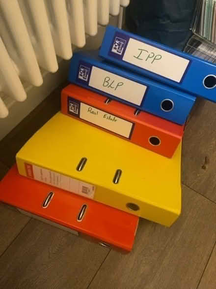 Photo of free Large Ring Binder Folders (Upminster RM14) #1