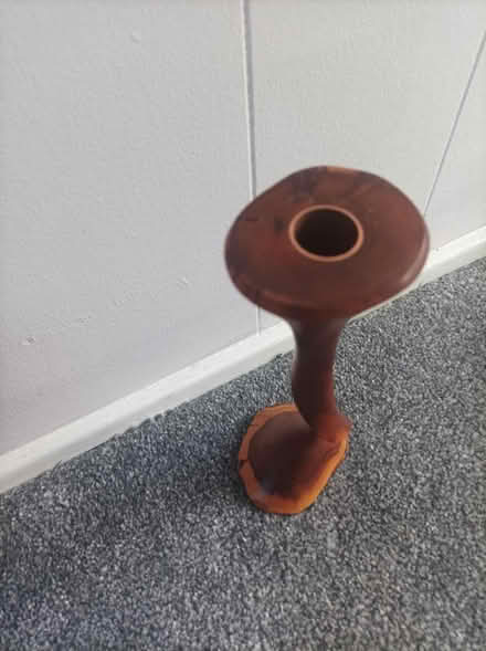 Photo of free Wooden candle stick holder (Wookey Hole BA5) #2