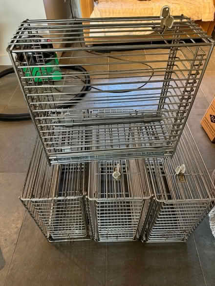 Photo of free 4 x lockable pull out wire baskets (SG7) #2