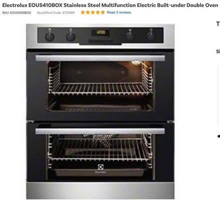 Photo of free Electric oven (Silverdale ST5) #2