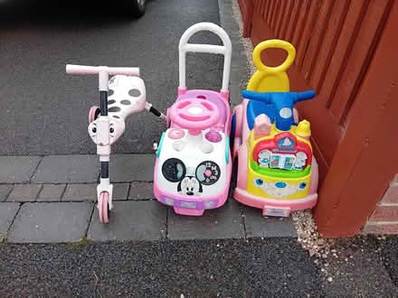 Photo of free 3 toddler push alongs (Kirk Hallam, DE7) #1
