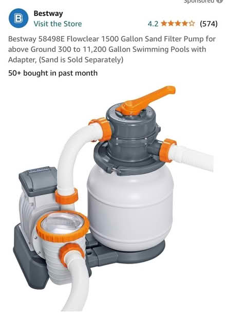 Photo of free Pool Sand Filter (Aspen Hill Rockville) #3