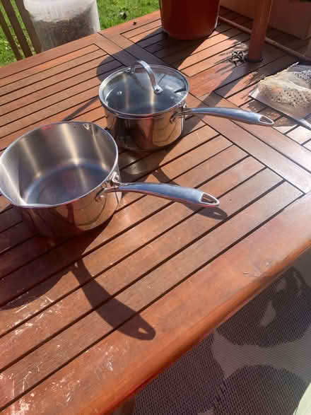 Photo of free Stainless Steel copper bottomed saucepans (Cummersdale CA2) #1