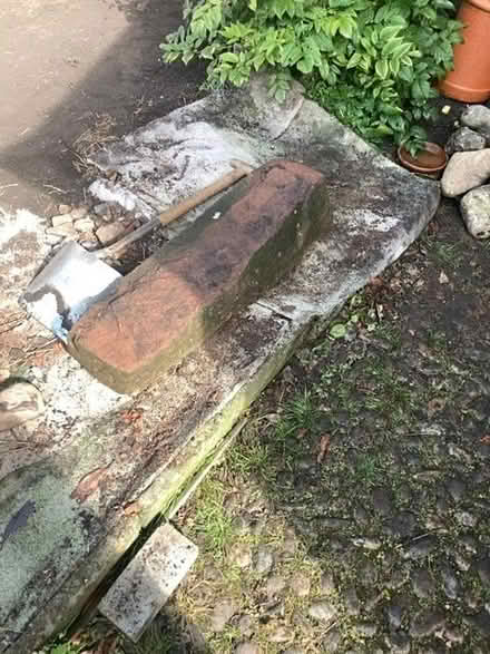 Photo of free Old sandstone fireplace lintel (Penrith CA11) #1