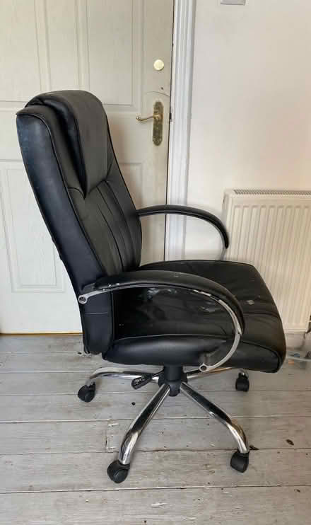 Photo of free Black office chair (Morecambe) #3