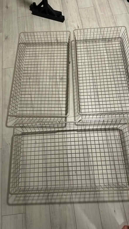 Photo of free Ikea komplement wire drawers x3 (New Eltham SE9) #2