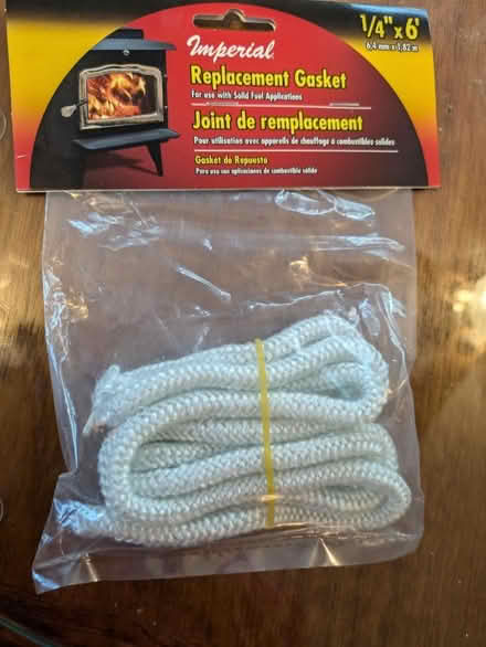 Photo of free Fiberglass Gasket 1/4" x 6 feet (Pawtucketville / Lowell) #1