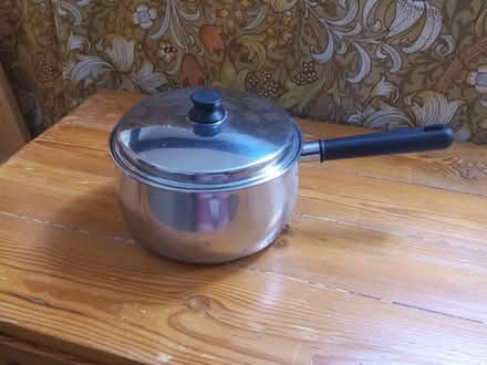 Photo of free Large stainless steel saucepan 21cm diameter/5pint capacity (Stokegorse SY7) #1
